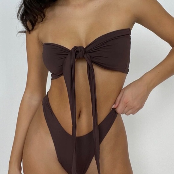 437 Other - 437 Leo Bikini Top, Espresso